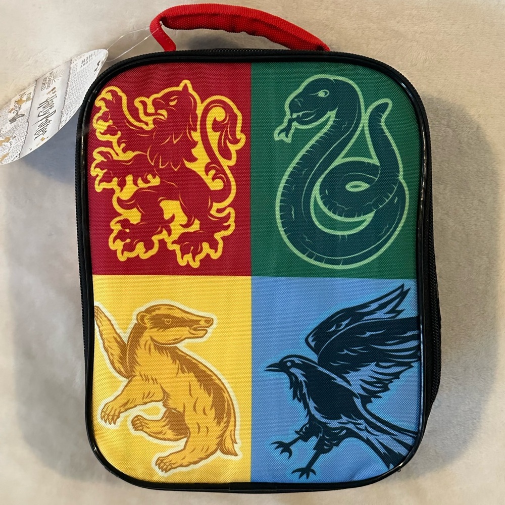 Harry Potter Hogwarts House Double Sided Lunch Box